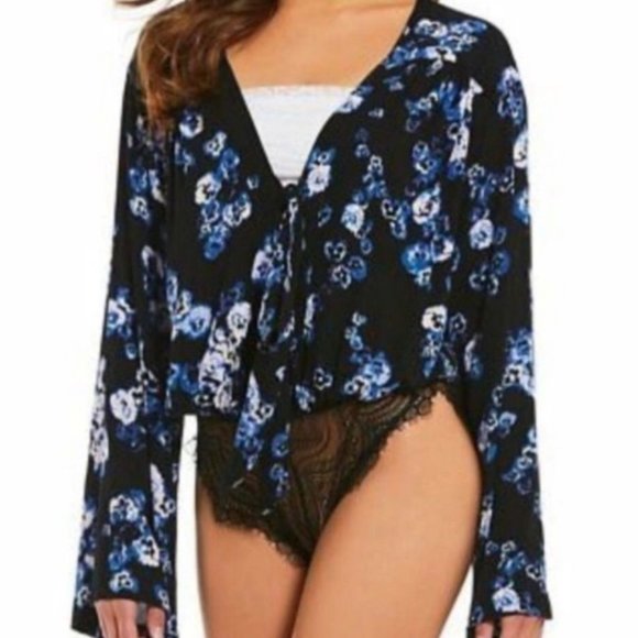 Free People Intimately Flower Lace Bodysuit - Picture 1 of 4